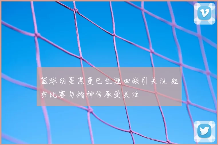 篮球明星黑曼巴生涯回顾引关注 经典比赛与精神传承受关注